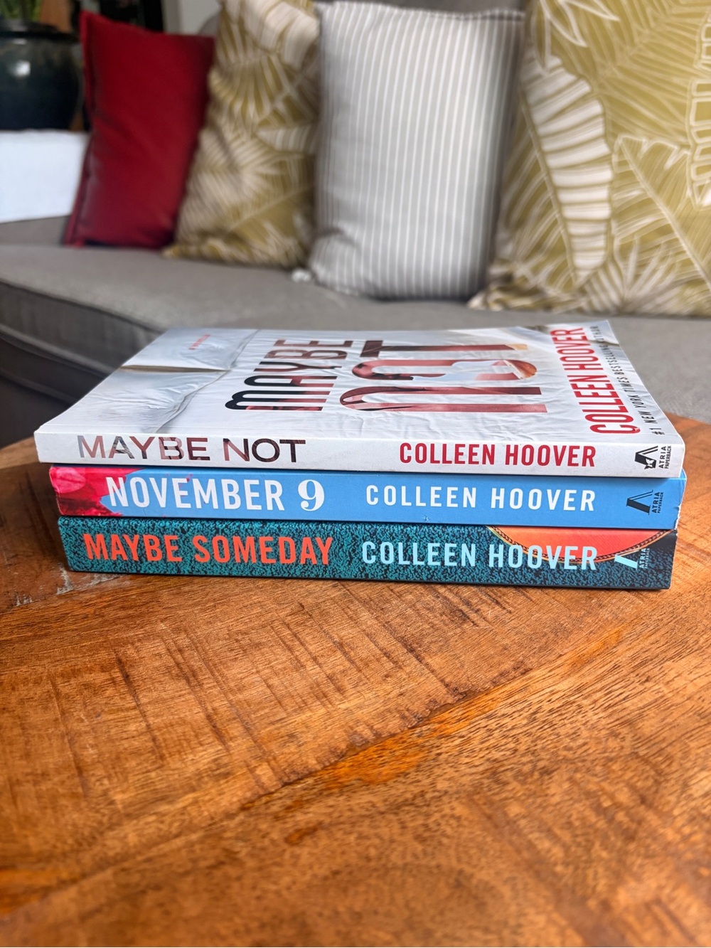 Paperback Stack - White, Blue, Teal